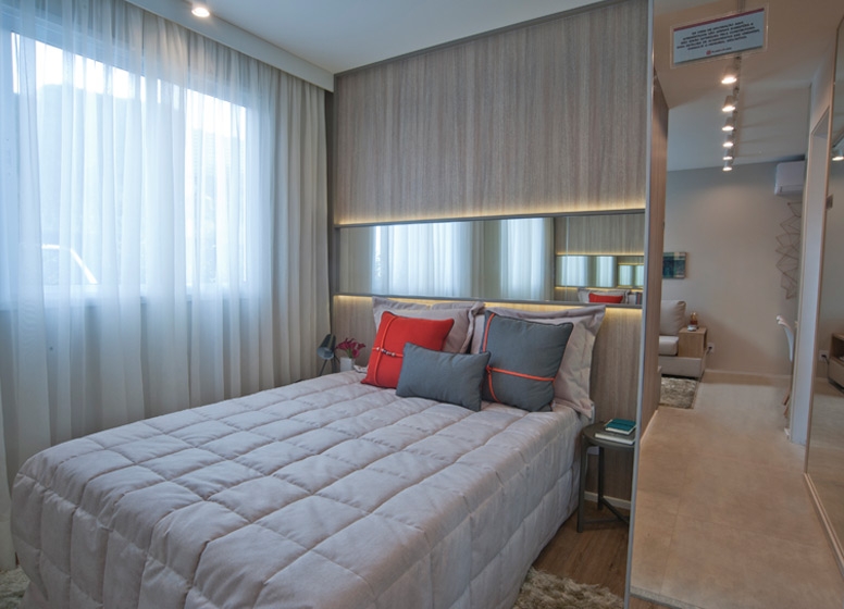 Dormitório 2 - 41 m²   - Plano&amp;Raposo